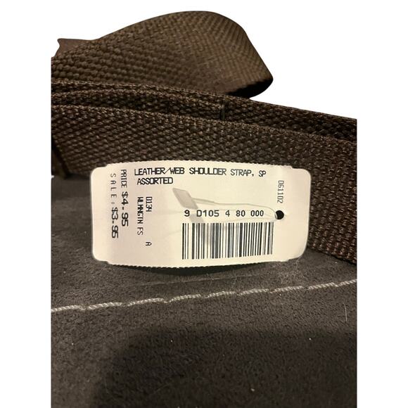 LL Bean leather/web shoulder strap- NOS - Picture 3 of 4